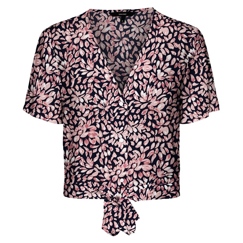 

Топ Vero Moda Easy Tie Short Sleeve, разноцветный