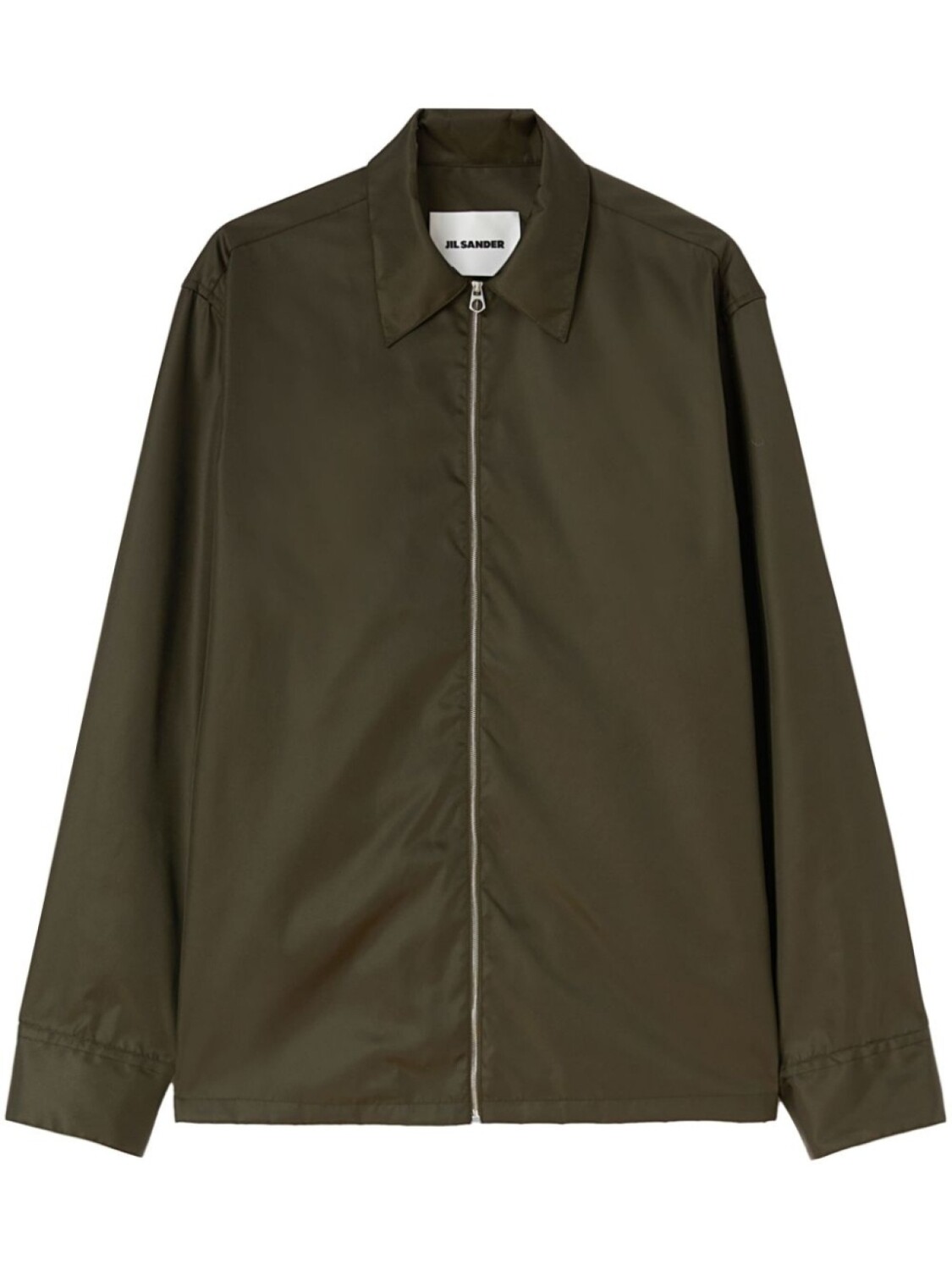 

Куртка-рубашка на молнии Jil Sander, зеленый