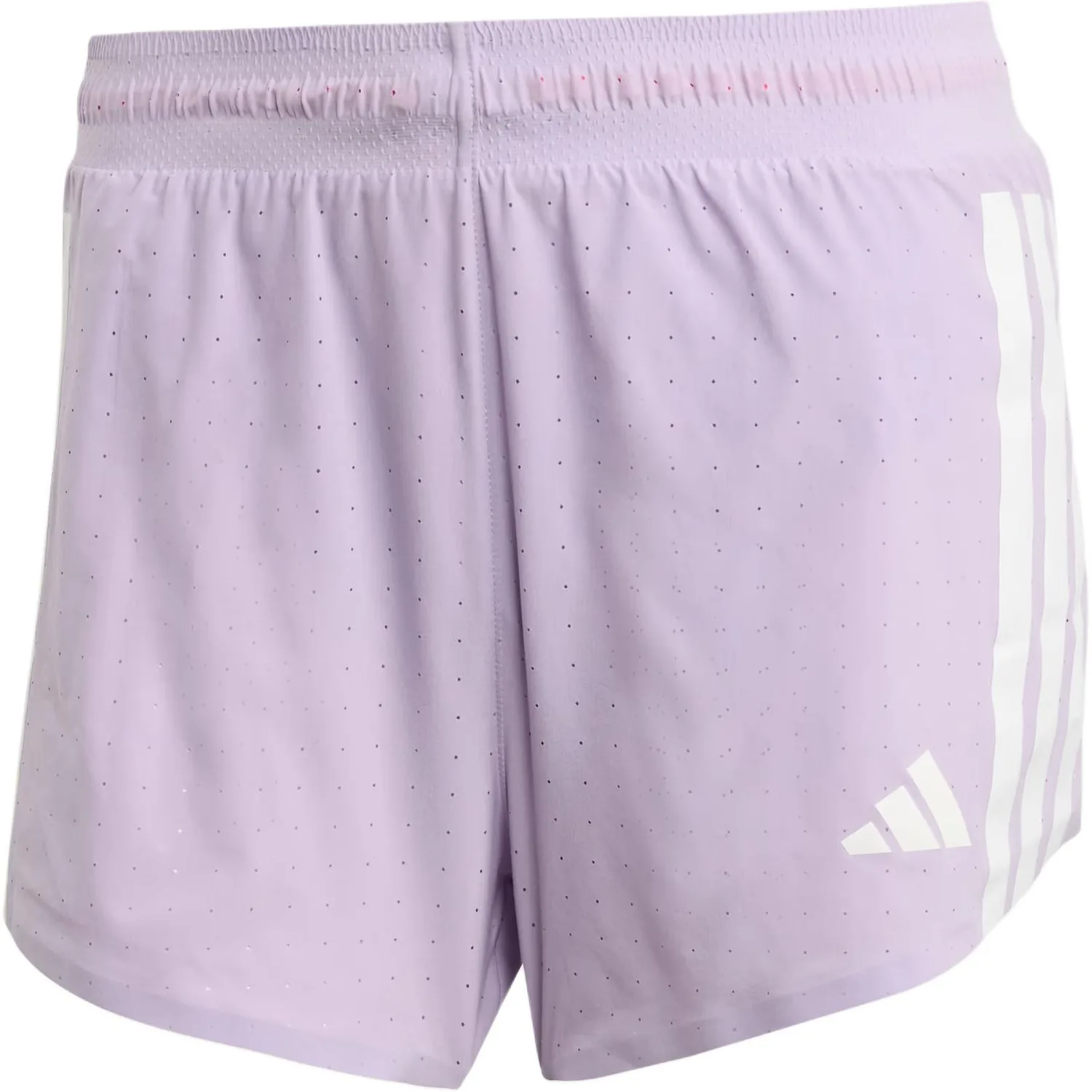 Беговые шорты Adizero с раздельными штанинами Adidas, Pink Plum Multicolor