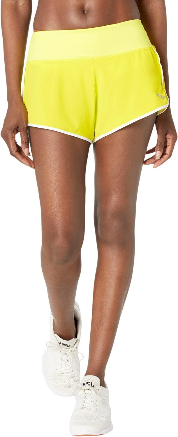 

Шорты Saucony Outpace 2.5" Split Shorts, цвет Citron