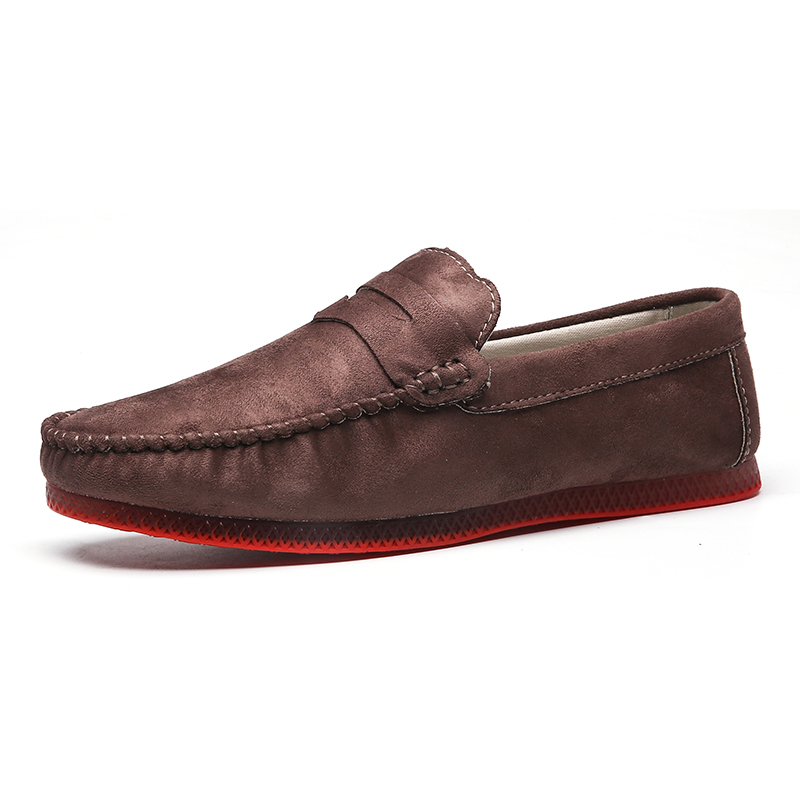 

KUPE Мужские повседневные туфли мужские низкие топы коричневые, цвет Brown