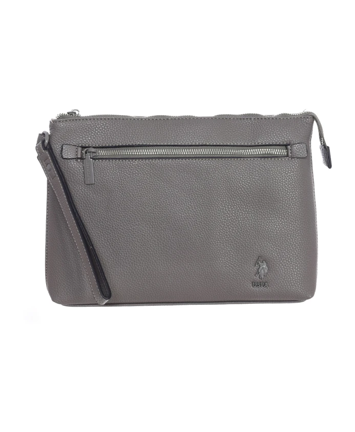 

Стильная сумочка с множеством отделений. U.S. Polo Assn., серый