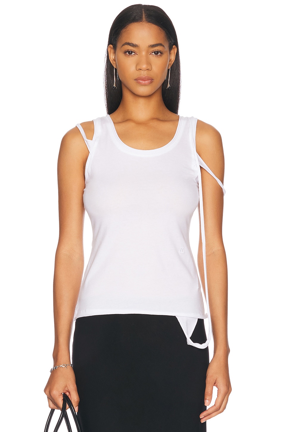 

Топ на бретелях Helmut Lang, Optic White
