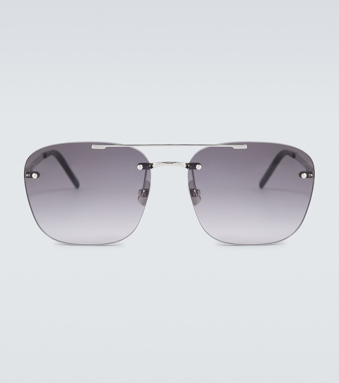 

Солнцезащитные очки SL 309 без оправы Saint Laurent, серебряный