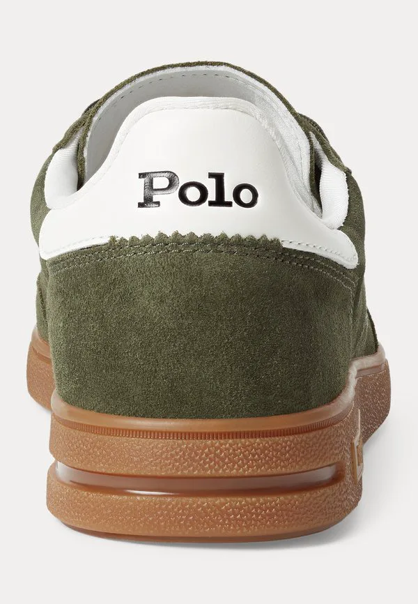 Кроссовки heritage court ii из кожи Polo Ralph Lauren, Armadillo/Deckwash White — фото 4