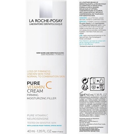 Крем для лица La Roche-Posay — Легкий дневной с чистым витамином С для нормальной кожи против морщин, 40 мл — фото 2
