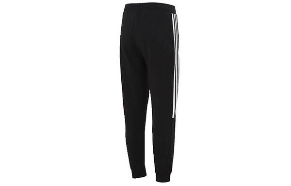 Спортивные штаны Men's adidas Casual Thicken Knit Sports Pants/Trousers/Joggers Black, черный — фото 2