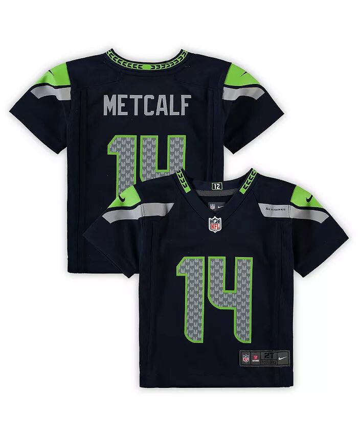 

Малыш DK Metcalf College Navy Seattle Seahawks игровая майка Nike