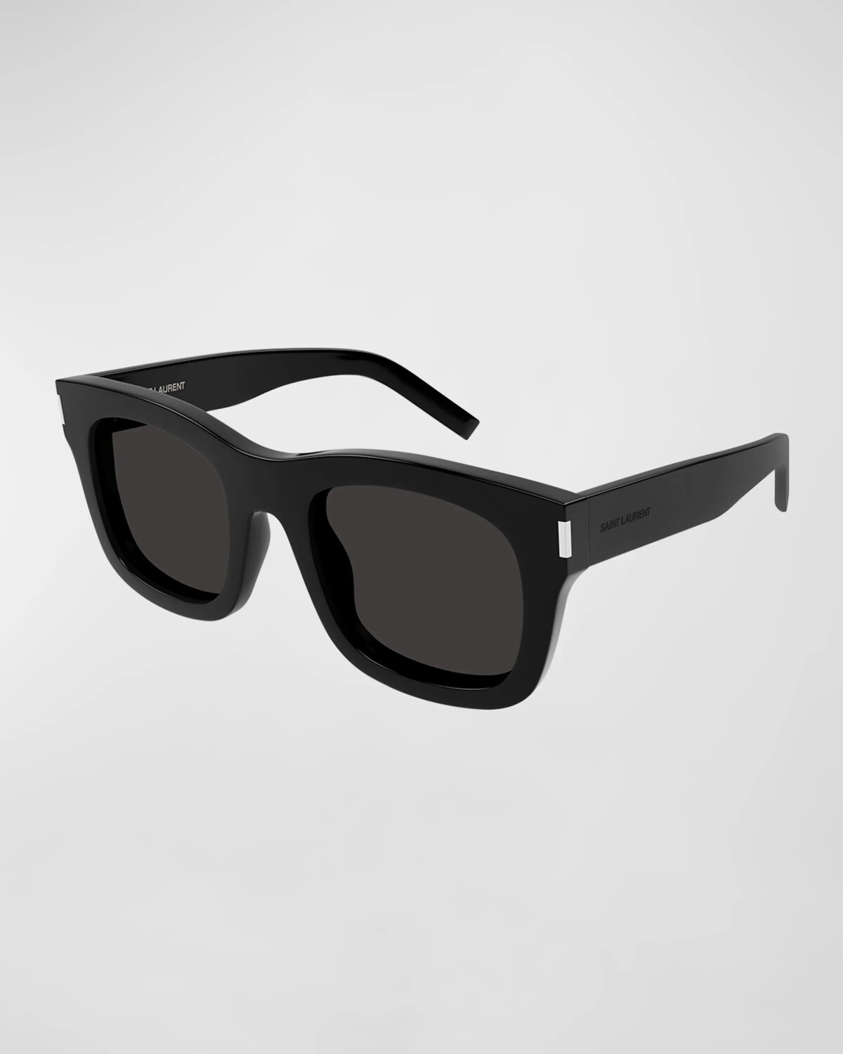 

Солнцезащитные очки Monceau из ацетата квадратной формы Saint Laurent, цвет Shiny Solid Black