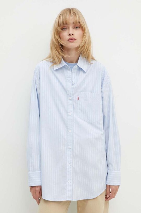 

Хлопковая рубашка Levi's, синий