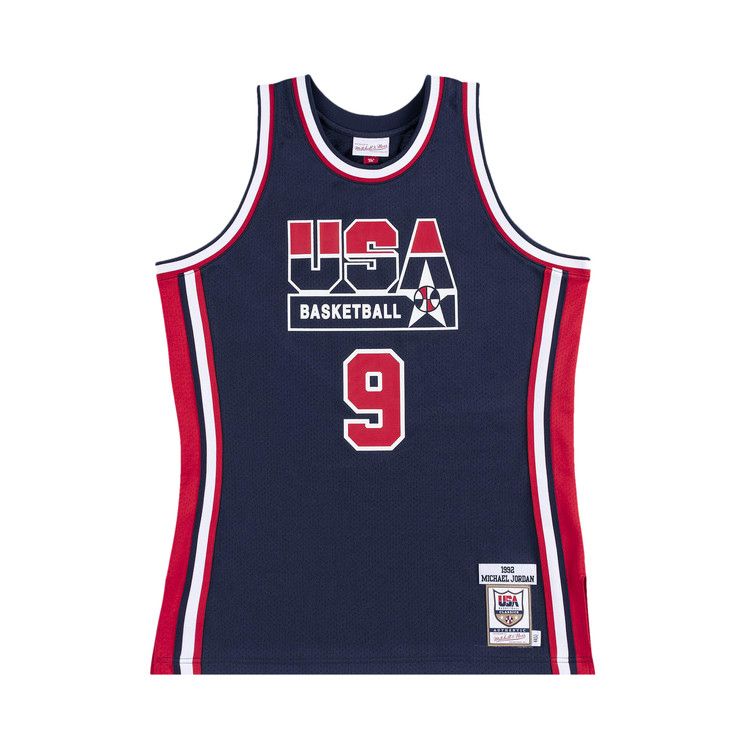 

Джерси Mitchell & Ness Team Michael Jordan USA Jersey, Blue