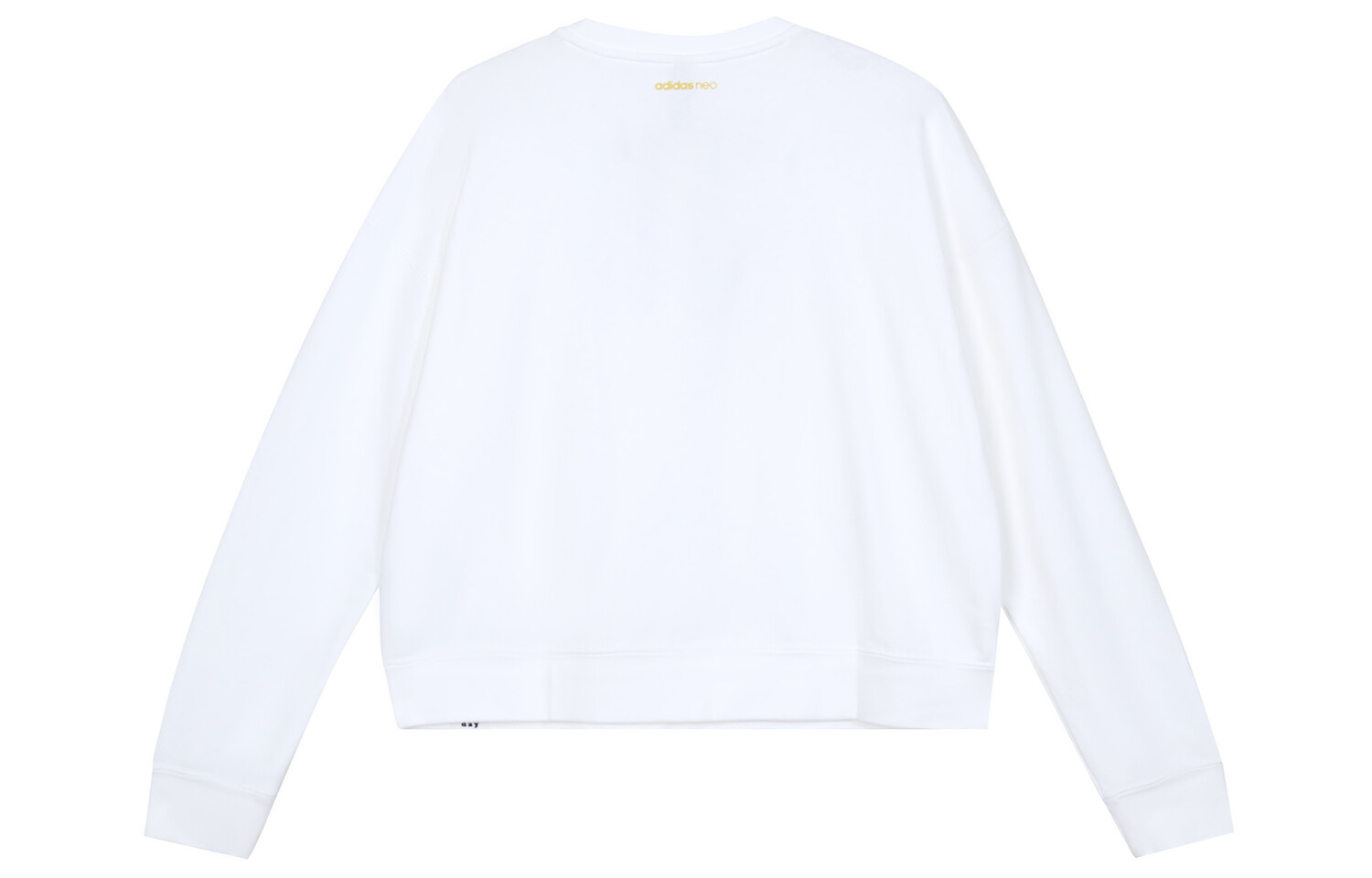 Толстовка Smiley X женская белая Adidas Neo — фото 2