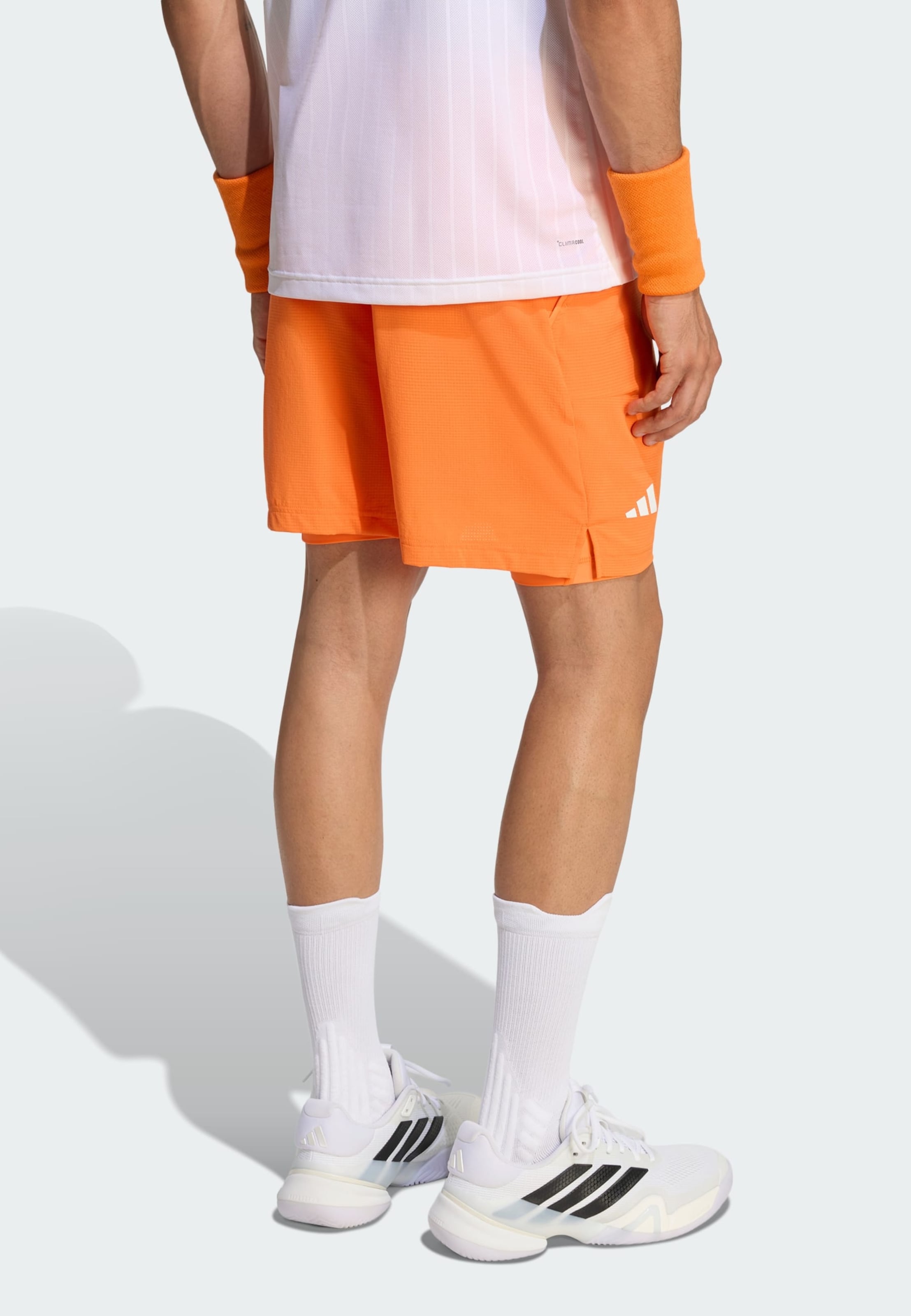 Adidas Performance Оранжевые шорты для регулярных тренировок — фото 3