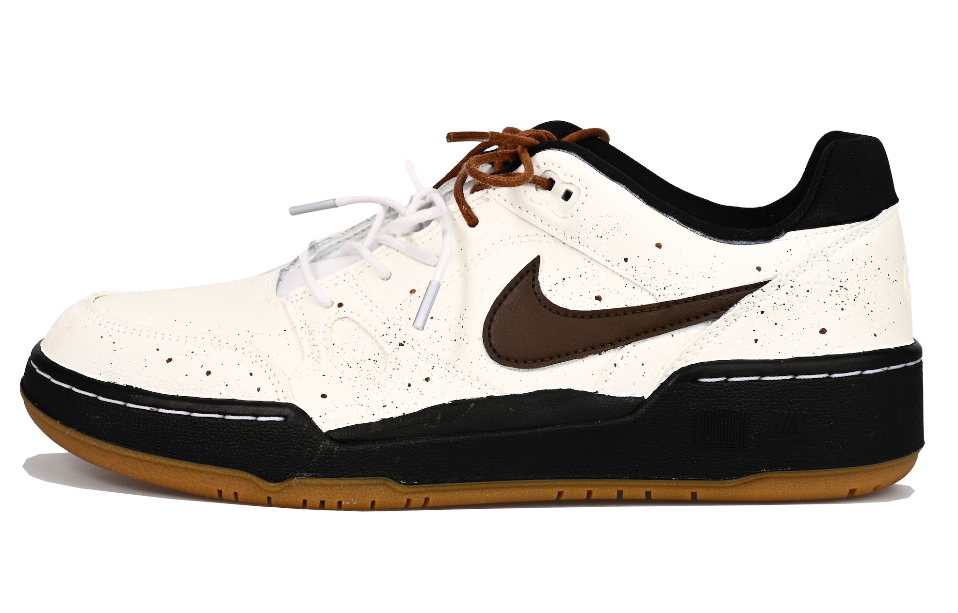 

Nike Кроссовки для скейтбординга Full Force Vintage Cow Vlad, износостойкие, низкие, мужские, белые, коричневые