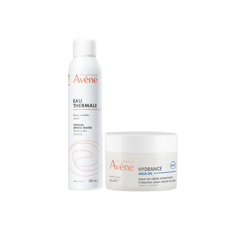 Avène Набор для ухода за кожей YAYANG с восстановлением защитного барьера, увлажняющий и питающий, Two-Piece Set: Hydrating Spray 300ml+Hydrating Gel 50ml