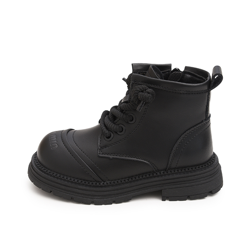 

Детские кожаные ботинки Kids BODING, черный