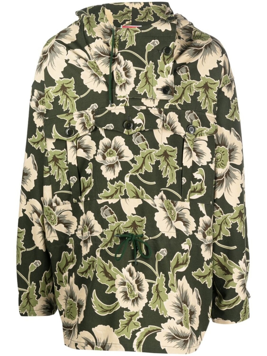 

Kenzo легкая куртка с цветочным принтом, зеленый