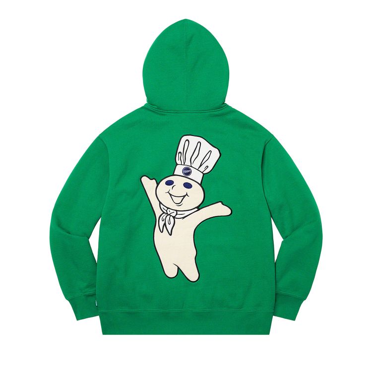 Толстовка Supreme Doughboy Zip Up Hooded Sweatshirt 'Green', зеленый — фото 2