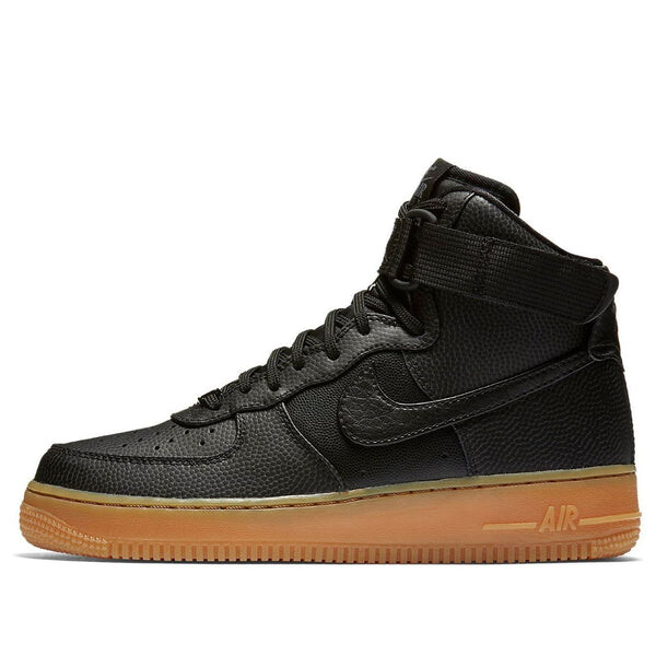 Кроссовки air force 1 высокие Nike, черный
