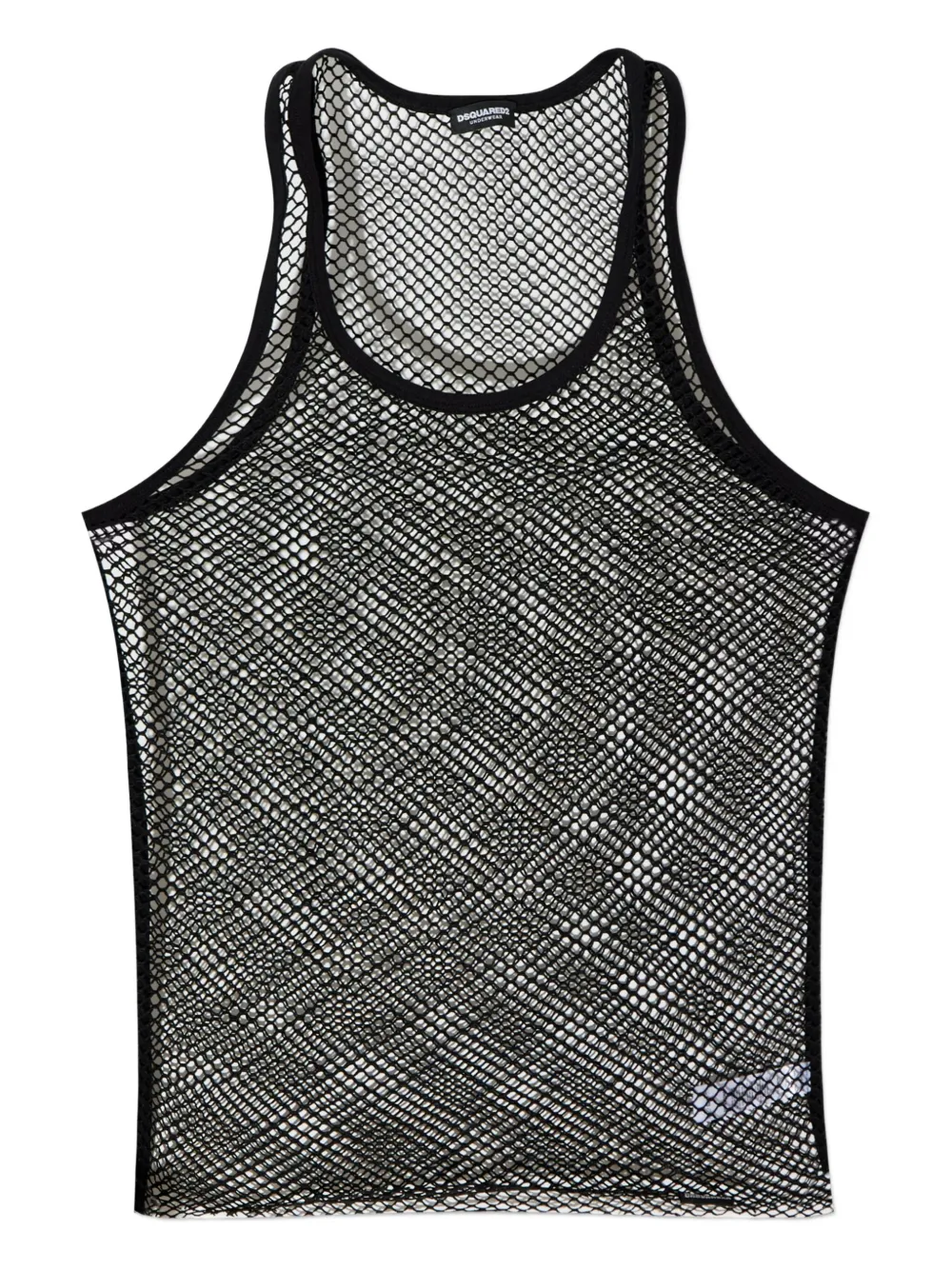 

Майка из сетки Dsquared2, черный