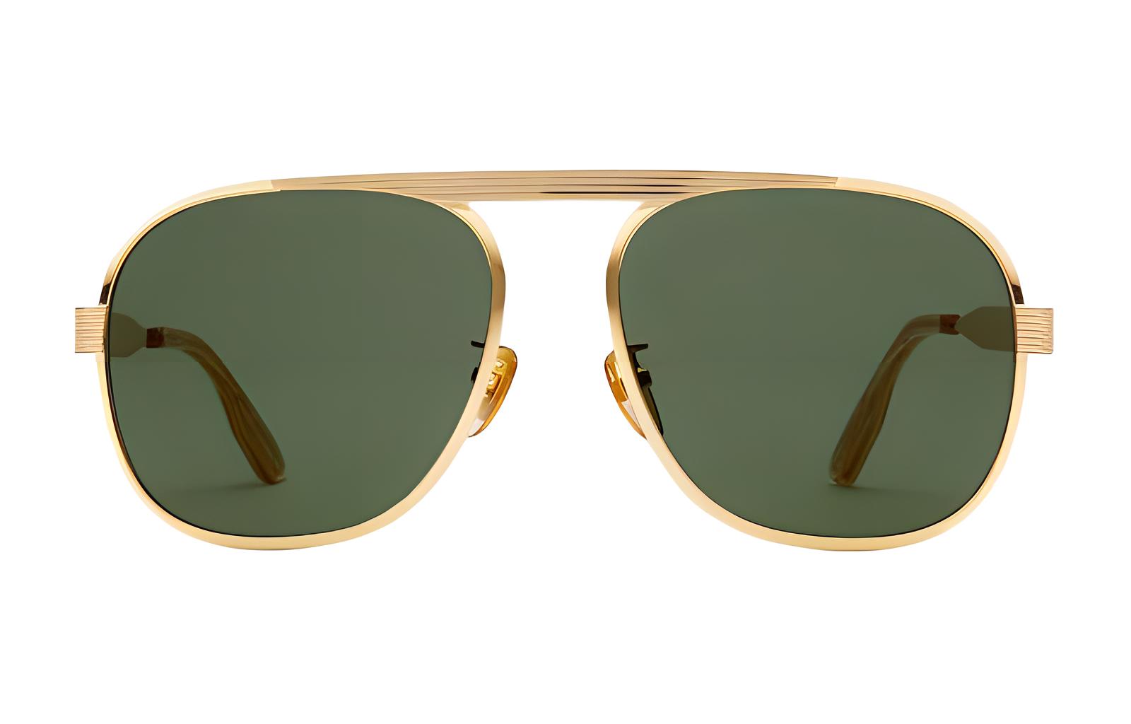 

GUCCI Солнечные очки авиатор, Gold
