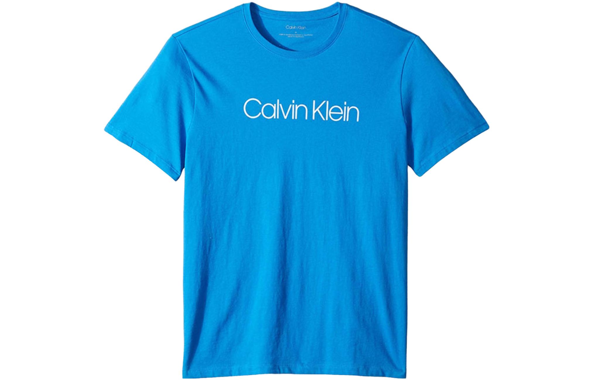 

Calvin Klein Футболка мужская небесно-голубая Sky Blue