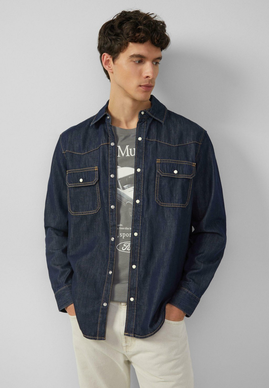 

Рубашка REGULAR FIT s.Oliver, цвет Dunkelblau