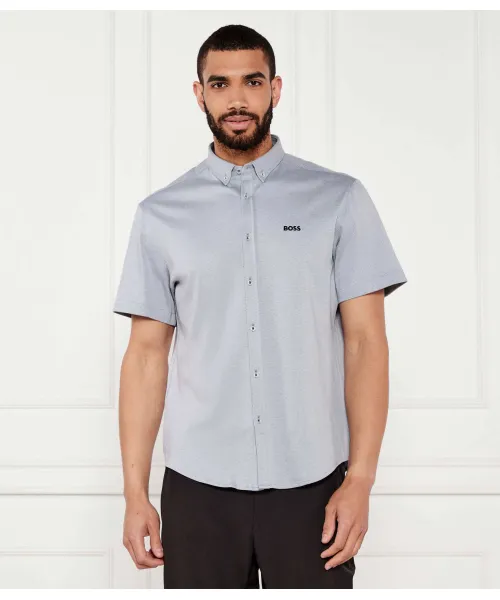 

Рубашка b_motion Regular fit Boss Green, серый