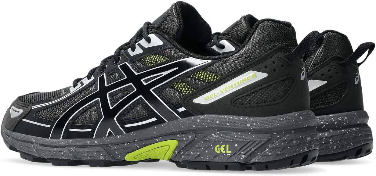 Мужские кроссовки ASICS Gel-Venture 6, черный/серый — фото 2