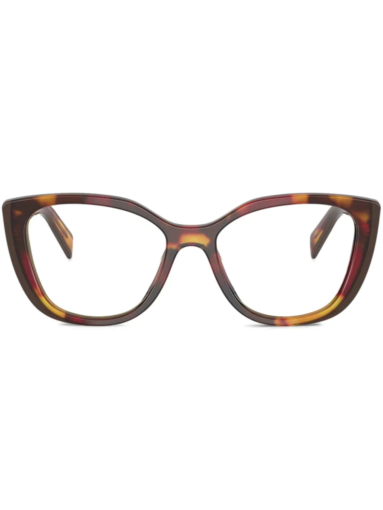 

Prada Eyewear очки в массивной оправе, коричневый