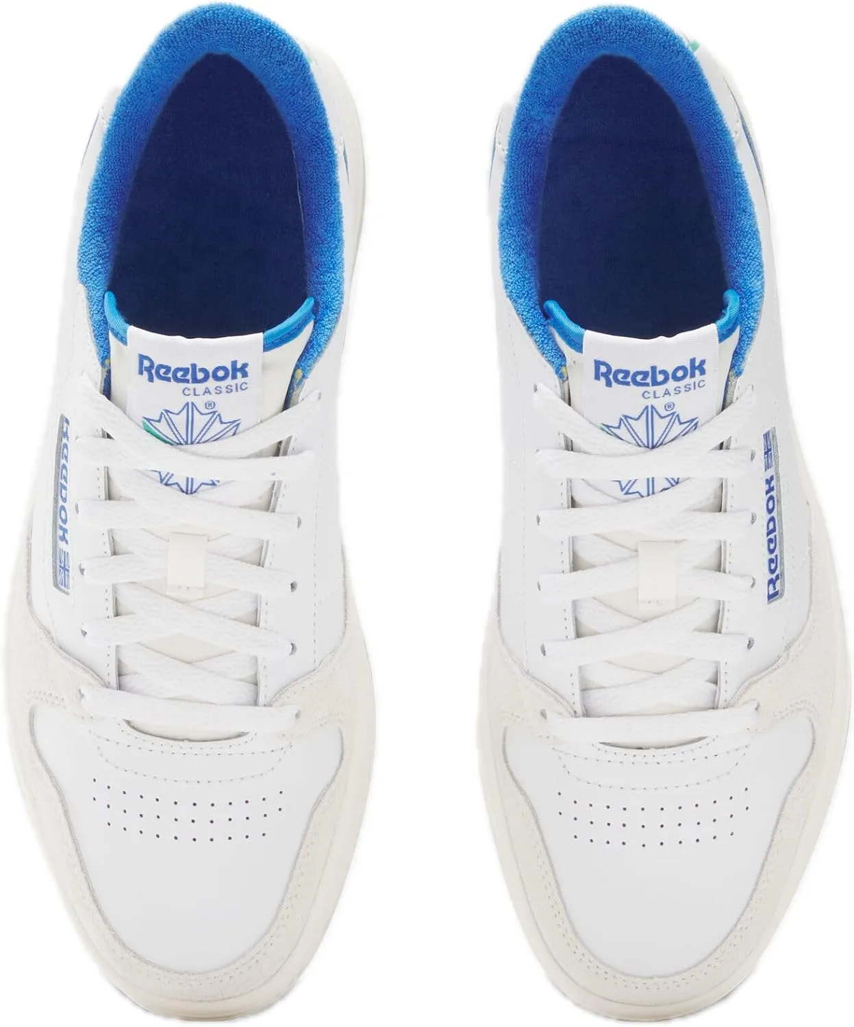 Кроссовки Reebok Unisex Phase Court Trainers, белый/синий — фото 3
