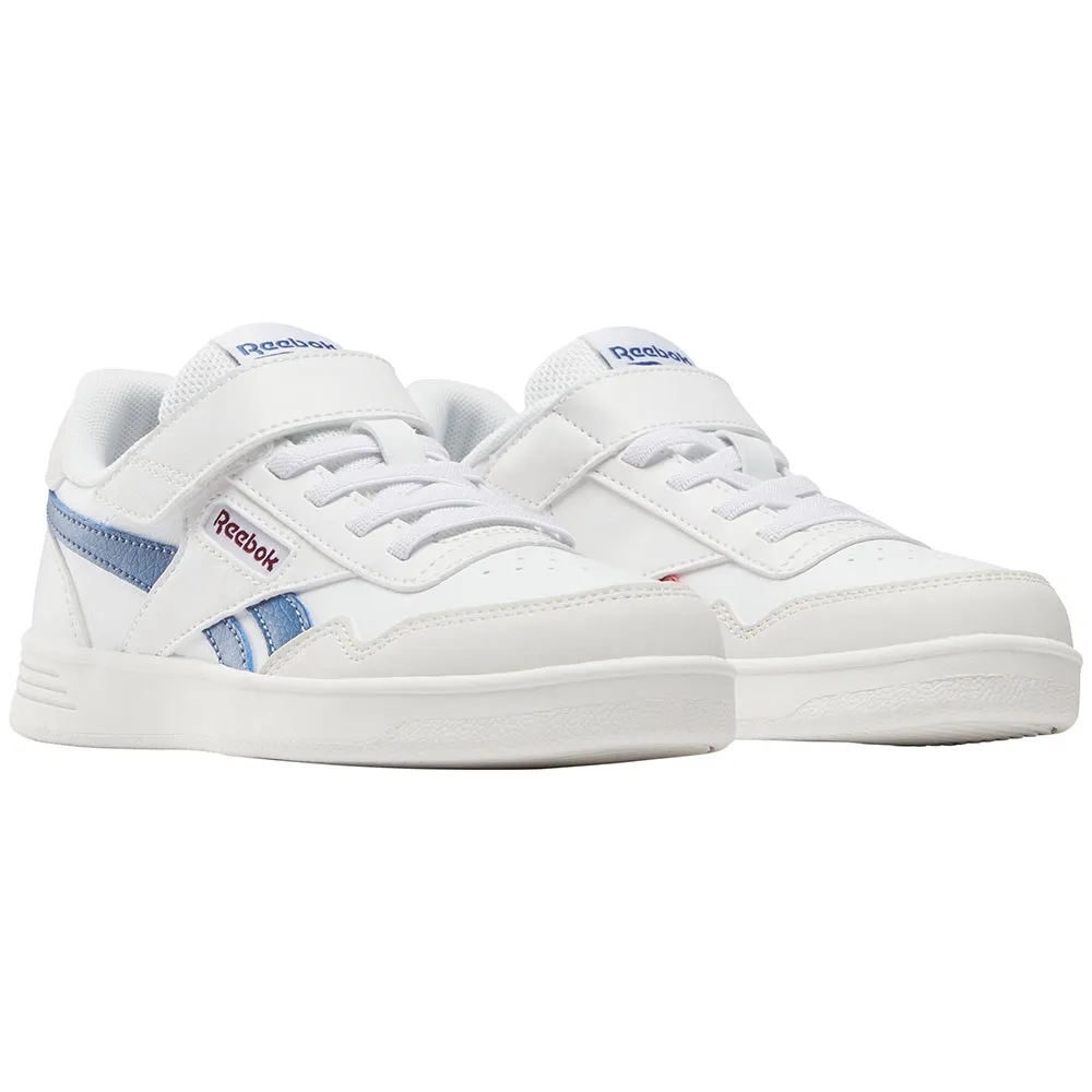 Кроссовки Reebok Classics Court Advance с эластичной шнуровкой и верхним ремешком, белый — фото 2