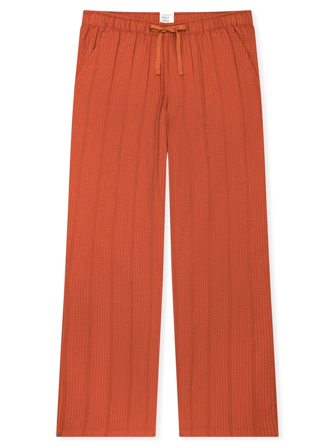 

SCHIESSER Пижамные штаны 'Mix Relax' в темно-оранжевом, ржаво-красном цвете
