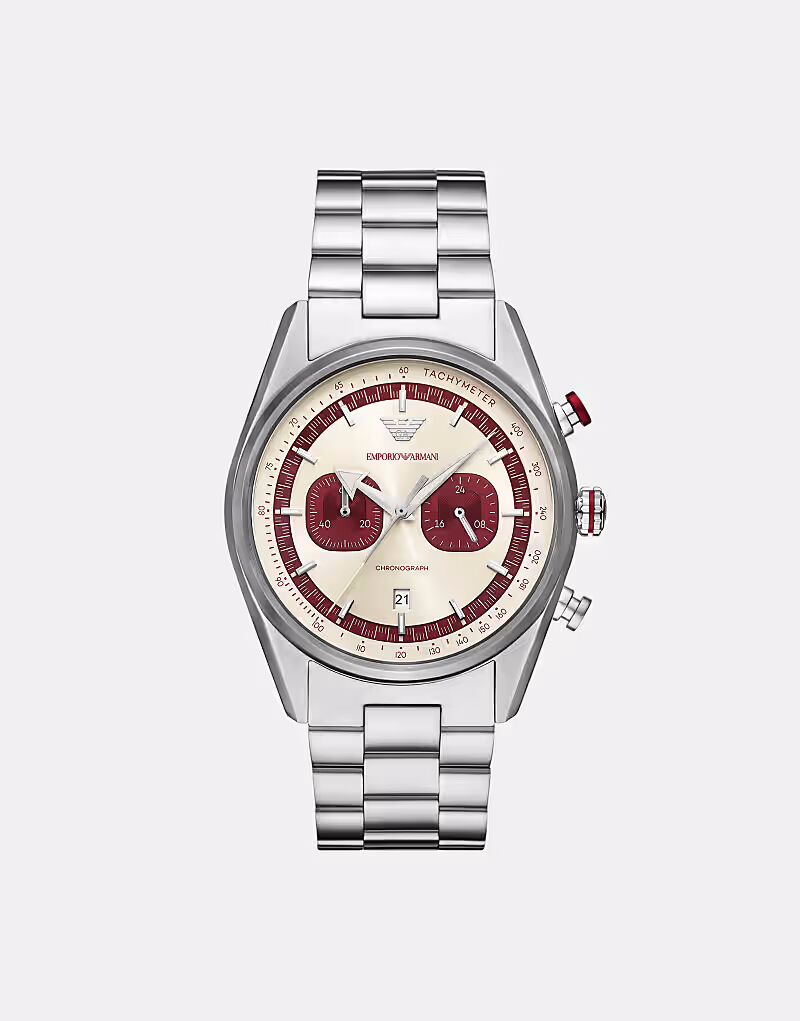 

Мужские часы-хронограф Emporio Armani, серебристые, из нержавеющей стали, ar11645, серебристый цвет
