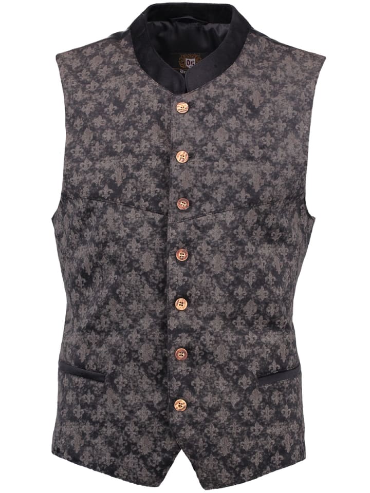 

OS-Trachten Традиционный жилет Loxxi черного цвета