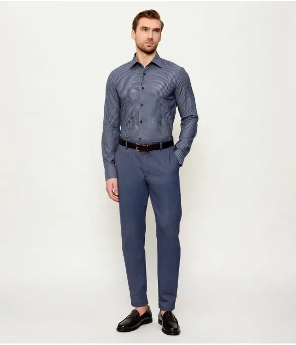 Рубашка H-HANK-K-C1-261 slim fit Boss, темно-синий — фото 2
