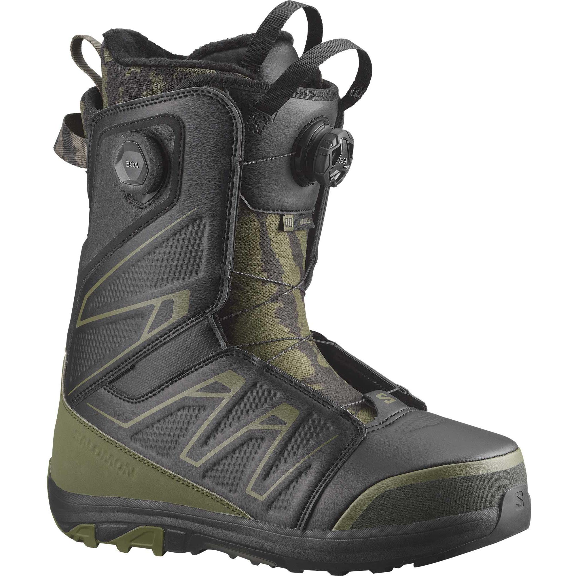 

Мужские сноубордические ботинки Launch BOA SJ BOA '26 Salomon, Black/Olive Night/Rosin