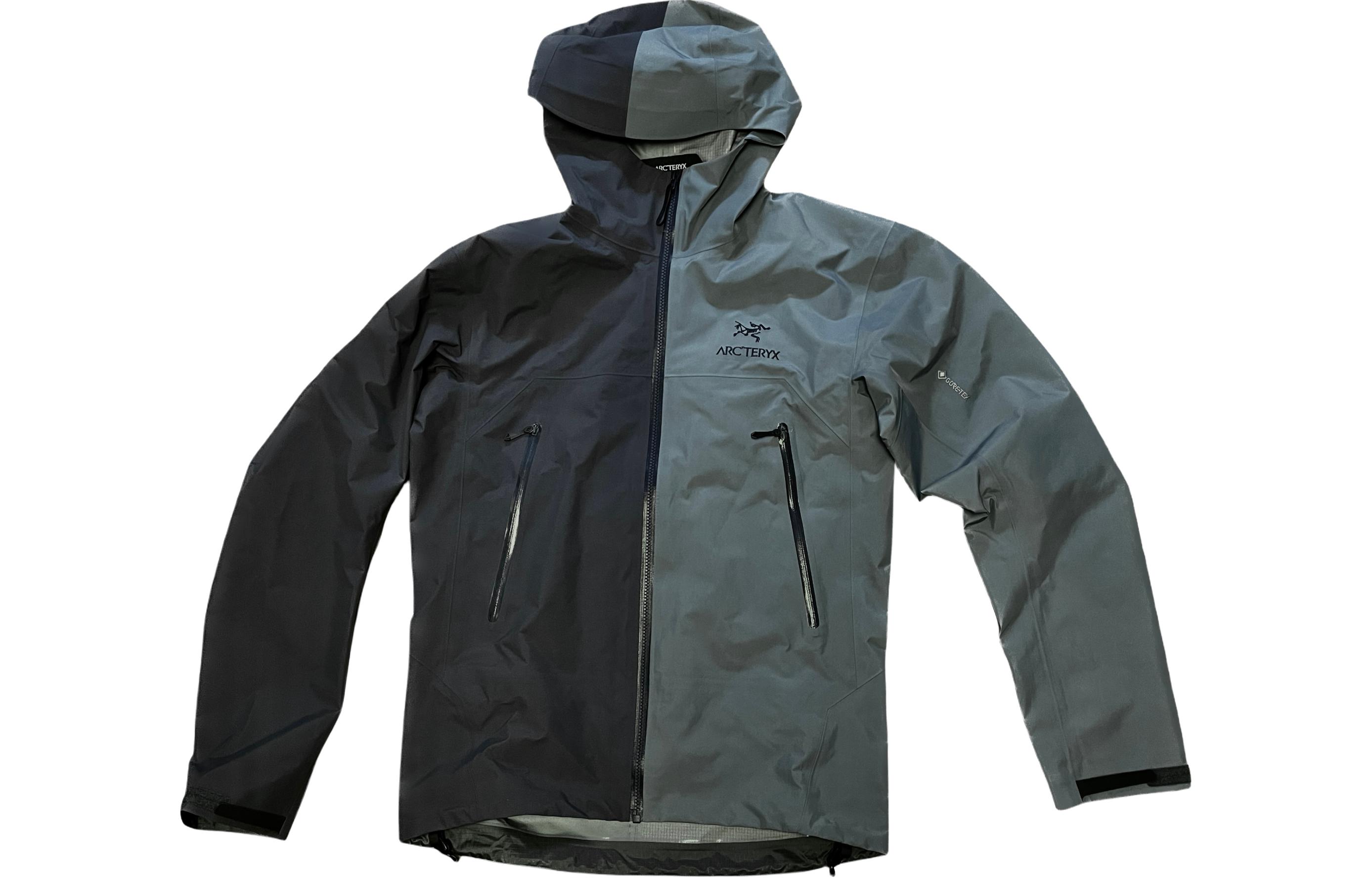 Arcteryx Водонепроницаемая и ветрозащитная утепленная ветровка мужская Blue Gray Multicolor, Dark Metamorphic Stone Gray/Proteus/Pluton/Proteus — фото 3