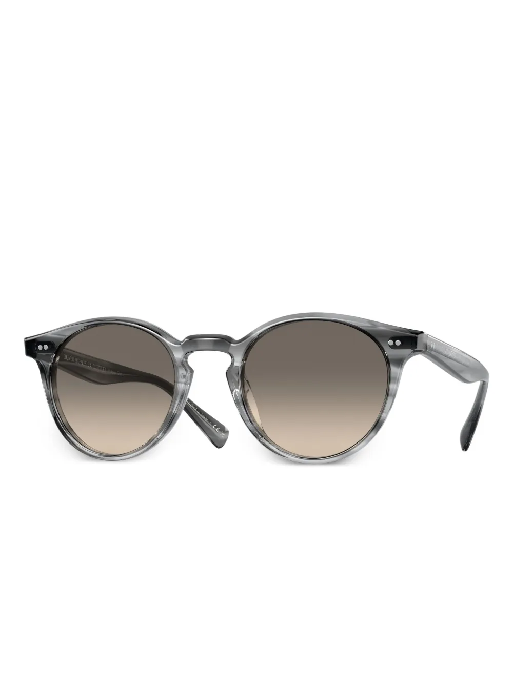 

Круглые солнцезащитные очки из ацетата Oliver Peoples, серый