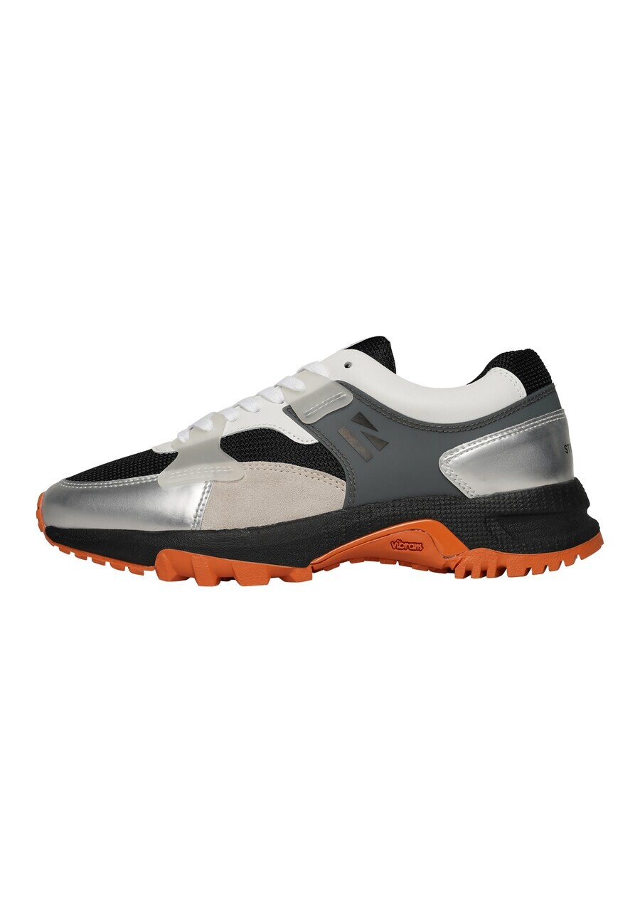 Кроссовки N91 Sneakers Style Choice W LM, оранжевый/черный/серебристый — фото 3