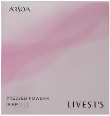 Пудра компактная Arsoa New Rivest с жемчужным блеском, рефилл, 11 г, натуральный