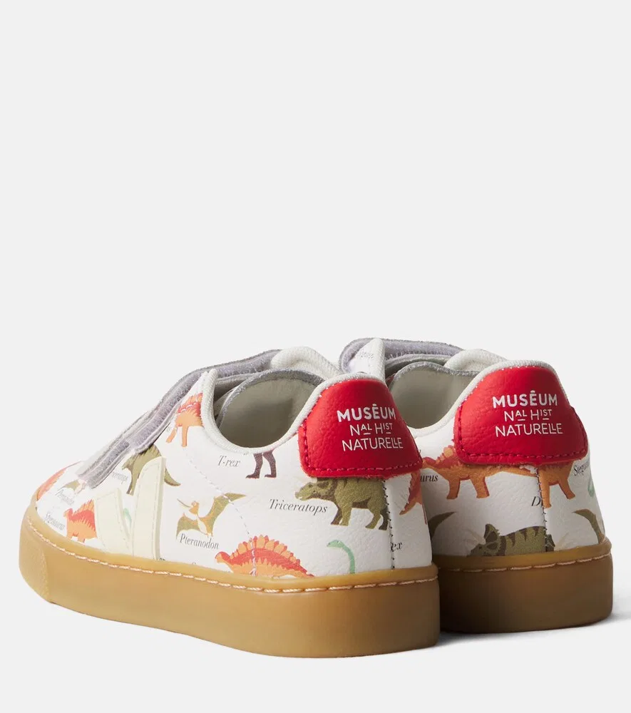 Кроссовки Esplar из кожи с принтом Veja Kids, мультиколор — фото 2