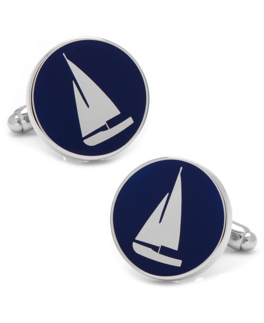 

Запонки с изображением парусника Cufflinks Inc, Blue
