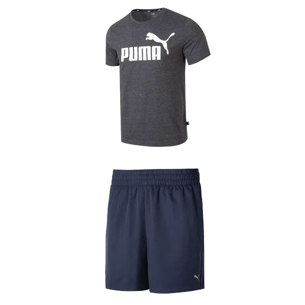 

Повседневная спортивная одежда для мужчин, темно-серый + синий Puma, темно-серый/синий