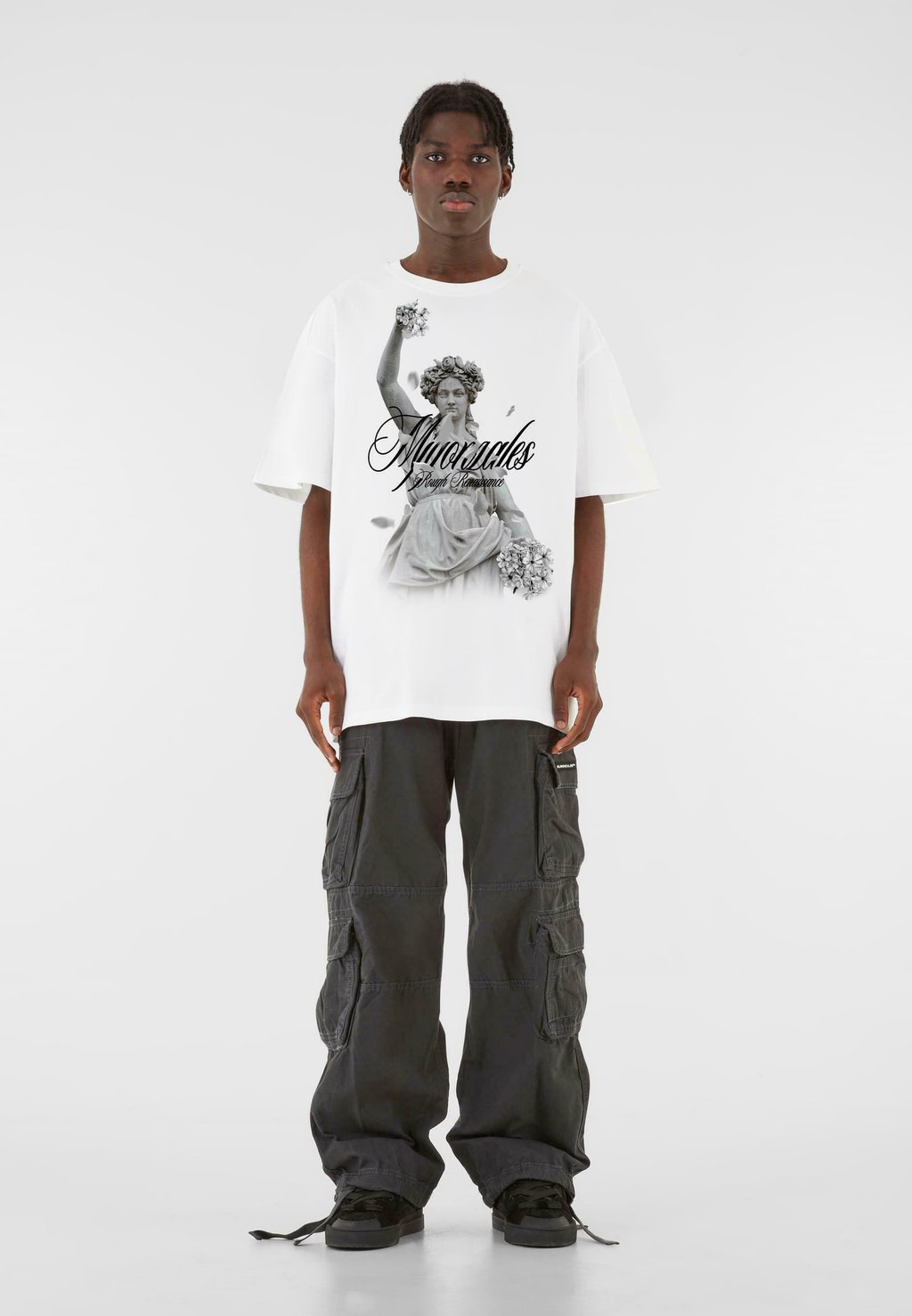 

Футболка с принтом HEAVY OVERSIZED TEE RENAISSANCE MJ Gonzales, белый