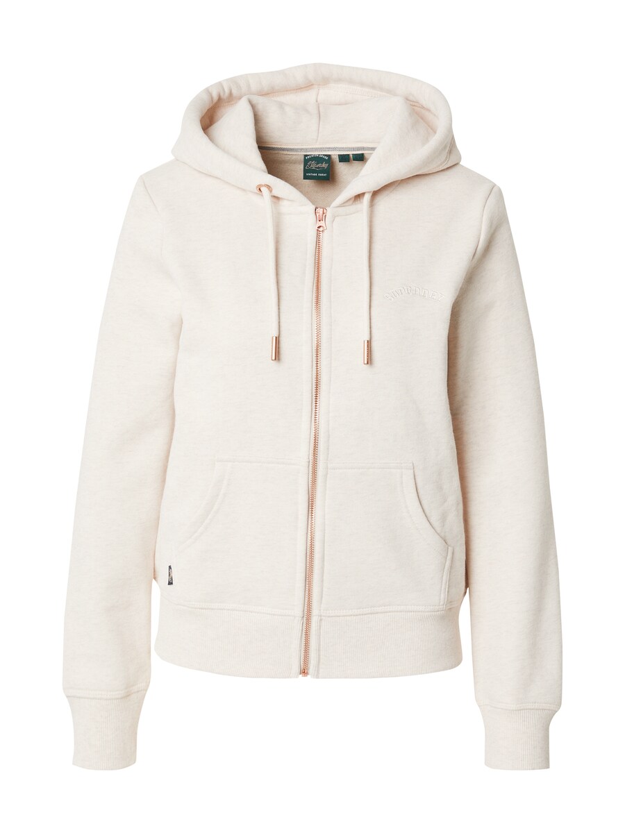 

Толстовка с капюшоном на молнии Superdry Essential, бежевый