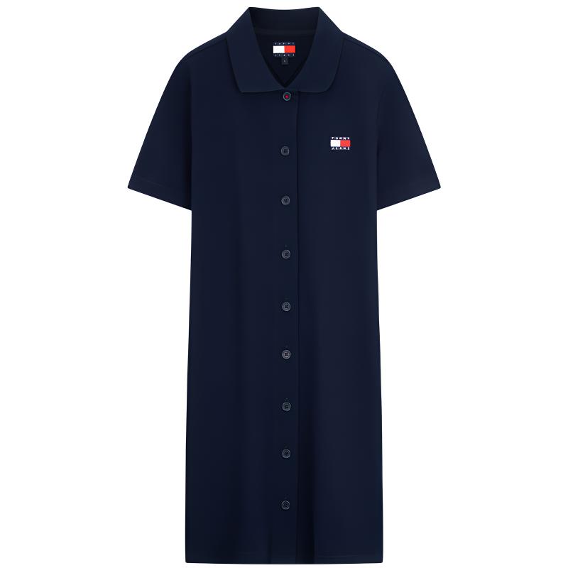 

Женское платье с коротким рукавом Tommy Hilfiger, синий