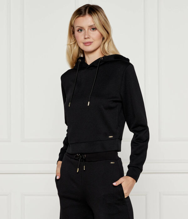 

Толстовка Guess Active с изображением пиона, черный