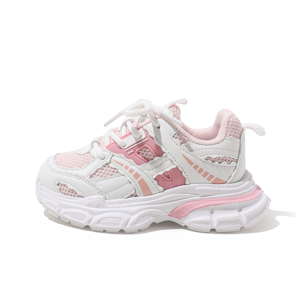 

Дышащие, амортизирующие, легкие, детские, повседневные кроссовки ABC KIDS, розовый