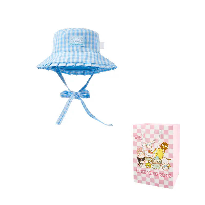 

Sanrio Югуи Детская собачья полиэстеровая шляпа-ведро, Jade Cinnamon Dog Fisherman Hat